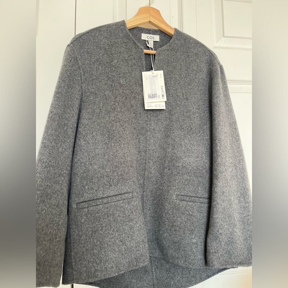 Cos double faced wool blouse top - Picture 6 of 7